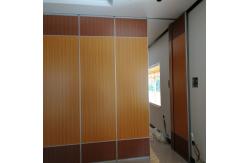China Movable Wooden Soundproof Sliding Folding Partition Walls For Banquet Hall supplier