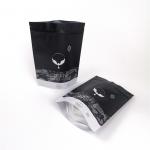 Food Grade Stand Up Plastic Pouches Zip Aluminum Foil Coffee Bag Gravure Printing for sale