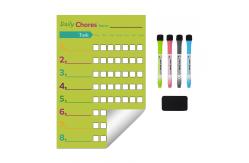 China Customizable Erasable Daily Weekly Monthly Chore Chart Preschool Reward Chart 60x40cm supplier