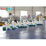 Durable Inflatable Flower Chain With Air Blower For Advertising