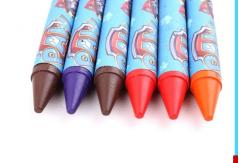 China Safty desgin Kids Drawing Funny double end crayon/Eco-friendly color drawing double end crayon supplier