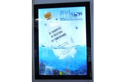 China 5500K IP67 DC12V Backlit LGP Aluminum Poster Frame supplier