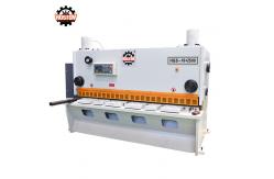 China High Precision Hydraulic Sheet Metal Shearing 10x2500mm Machine With CE Certification supplier