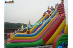 China Customized Clown  Rent Inflatable Slide , Inflatable Dry Slides supplier
