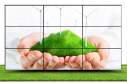 China SCCP 1.8mm Bezel 55 350cd/m2 LCD Video Wall Display supplier