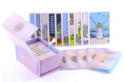 China 400gsm Coated Paper Tarot Cards 78 Oracle Cards With Magnetic Box supplier