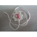 Custom Engraved Plastic Name Tags Waterproof Plastic Tags Embossed Red Logo for sale