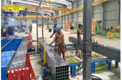 China 15KW Round And Square Pipe Packaging Machine / Pipe Bundling Machine supplier