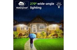 China Solar Powered Motion Sensor Flood Lights Outdoor Waterproof Solar LED Floodlight supplier