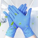 Signo Ambidextrous Disposable Nitrile Work Gloves Medium Large for sale