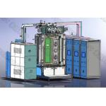 PVD Vacuum Metallizing Equipment on Copper Valves , Plumber Fittings / Chrome Plating Machine for sale