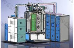 China PVD Vacuum Metallizing Equipment on Copper Valves , Plumber Fittings / Chrome Plating Machine supplier