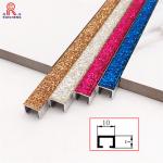 U Channel Ceramic Border Aluminum Tile Trim Wall Corner Aluminium Edging Profile for sale
