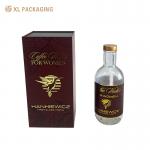 Custom Magnetic Wine Packaging Box With Gold Foil Logo EVA Insert for sale