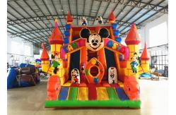 China 2018 Hot Sale Inflatable Bear Water Slide With Double Lanes With Pool supplier
