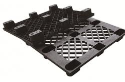 China 4 Way Entry 9 Feet HDPE Nestable Plastic Pallets Industrial Warehouse supplier