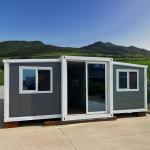 18mm Floor Thickness 40ft Modular Living Spaces , PVC/PPR Pipes Included 40ft Expandable Container House for sale