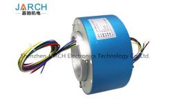 China Electrical Connector Hollow Slip Ring Rotary Joint With Aluminium Alloy Housing supplier