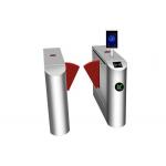 Face Recognition 35W SUS304 Flap Barrier Gate LED Indicator for sale