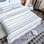 100% Cotton Printed Hotel Bedding Sets Bed Linens Customized Logo Accepted for sale