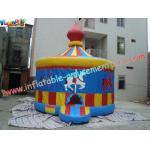 Carousel Inflatable Commercial Jumping Bouncy Castles , Bouncer Jumper Castles for sale