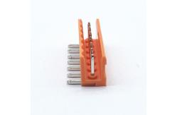 China 3.96mm Plug-In Terminal Block Right Angle Copper Female Connector supplier