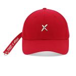100% Cotton Women Sports Dad Hats With Long Strap Custom Embroidered