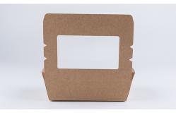 China Customized 4 Compartments Take Away Paper Bento Box Leak Proof supplier