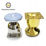 European-style Glossy Chrome-plated Metal Wine Glass-shaped Non-slip Wear-resistant Sofa Legs Sofa Support Hardware Fittings for sale