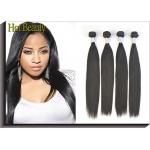 Peruvian Virgin Human Hair Extensions Soft Touch Tangle Free No Dye Ends For Black for sale