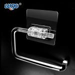 CIF Trade Clear Tissue Paper Toilet Roll Holder Self Adhesive 140*83*25mm for sale