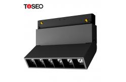 China Pure Aluminum LED Track Spotlight 9watt 12watt Surface Mounted supplier