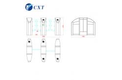 China Fully Automatic Standard Turnstile Door Access Control Optical Swing Turnstile 510S- supplier