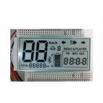 7 Segments HTN Monochrome LCD Display For Instrument With Zebra Connector for sale