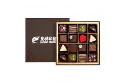 China Environmental Custom Order Accepted Empty Chocolate Box with Eco-Friendly Paper Divider supplier