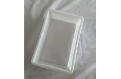 China Food Grade Crate Supermarket Long Cutlery Square Tray Receiving Basin supplier