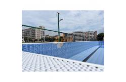 China Big Outdoor Swimming Pool ZAM Steel Frame Training Swimming Pool Prefabricated supplier