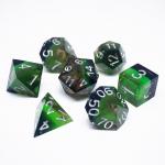 Green Resin Digital Dice Set Multi -Faceted Tablet Game Dice#Rpg#Dnd#Coc for sale