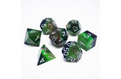 China Green Resin Digital Dice Set Multi -Faceted Tablet Game Dice#Rpg#Dnd#Coc supplier
