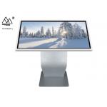 Information Horizontal Touch Screen Kiosk 65'' Digital Interactive Wayfinding for sale