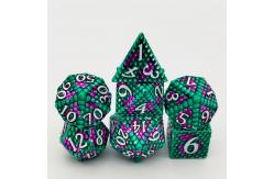 China Python Texture Metal Dice Set  Multi Face Desktop Game#Dnd#Coc supplier
