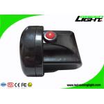 Lightweight Mining Cap Lights 4000 Lux Plug - In Charging With Helmet Bracket