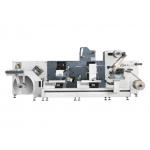 High Speed Auto Sticker Flat Bed Hot Foil Stamping Semi Rotary Die Cutting Slitting Machince with  Flexo Unit for sale