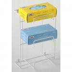 Three Box 14 Width Glove Dispenser Holder PVC Coated Keeps Gloves Organized for sale