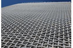 China Plain Vibrating Screen Crimped Woven Wire Mesh 5mm With Hooks supplier