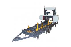China horizontal cheap bandsaw mill with electric/diesel/petrol engine power supplier