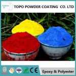China Hammer Texture Metallic Red Powder Coat , Reliable Powder Coated Paint For Metal manufacturer