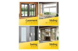 China High End Bottom Hung Window Heat Insulating Anti Theft Inward Open Window supplier