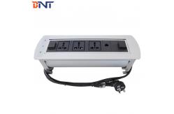 China Silver  Desktop Pop Up Multimedia Connector  With  3* Universal Power supplier