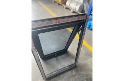 China Double Glazed White UPVC Awning Window Basement ODM supplier